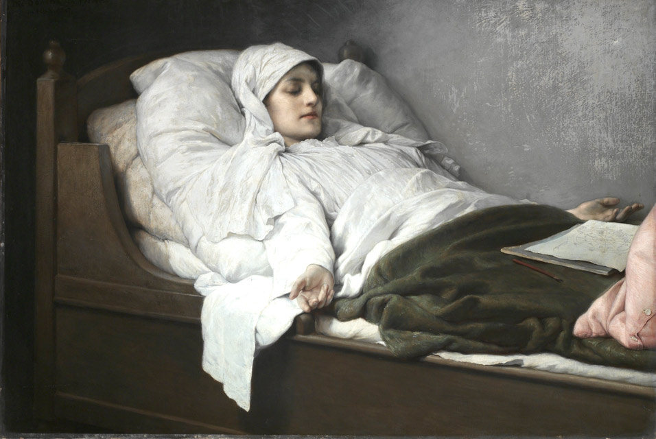The Seeress of Prevorst (1892) – Gabriel von Max Tablo