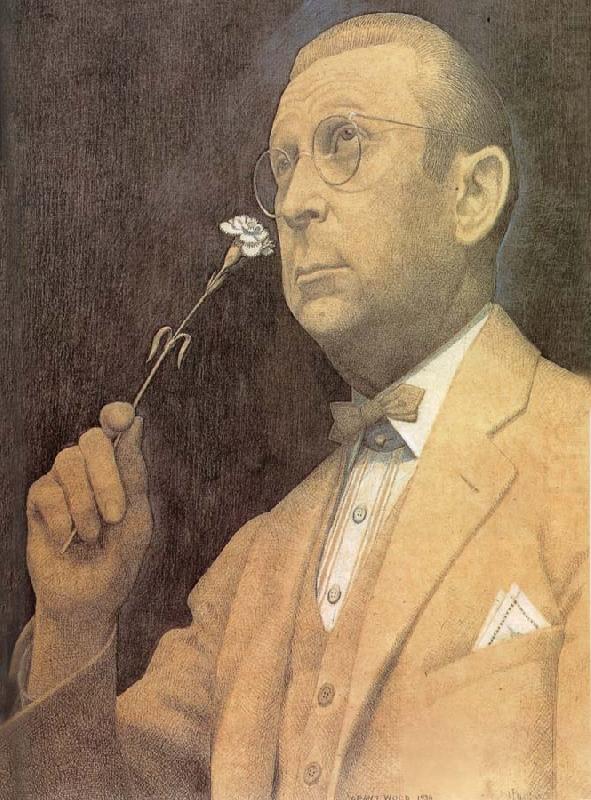 The Sentimental Yearner (1936) - Grant Wood Tablo
