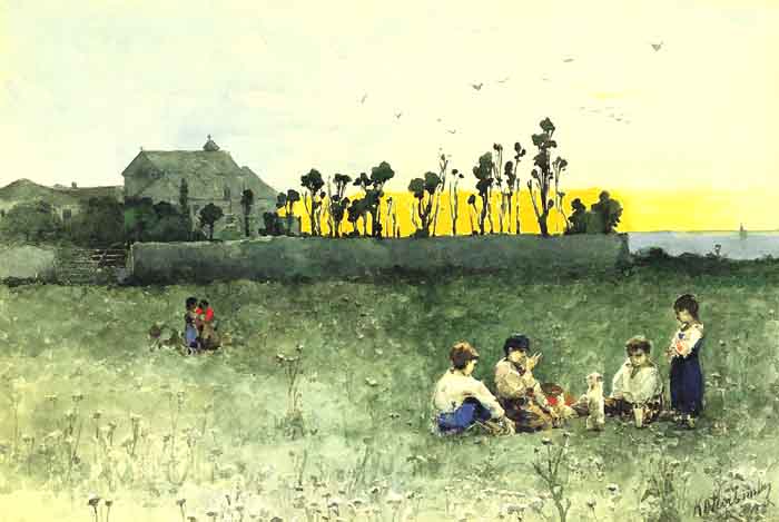 The Setting Sun – Wilhelm Kotarbinski Tablo