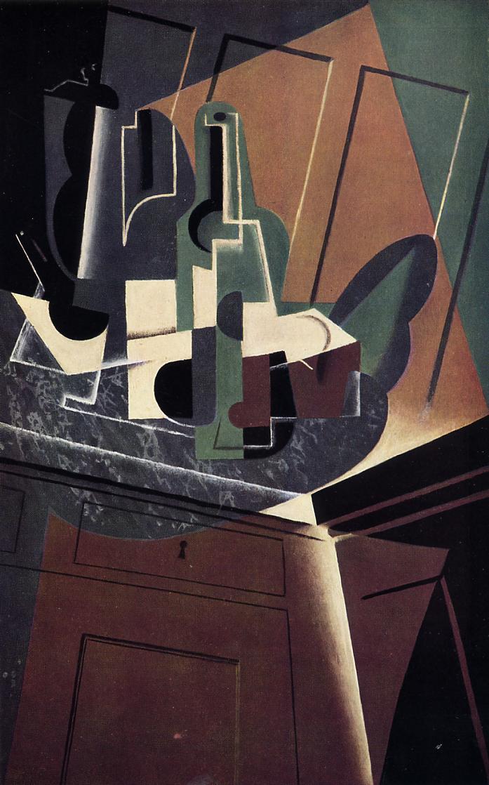 The Sideboard (1917) - Juan Gris Tablo