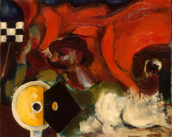 The Signal (1915) - Henri Le Fauconnier Tablo