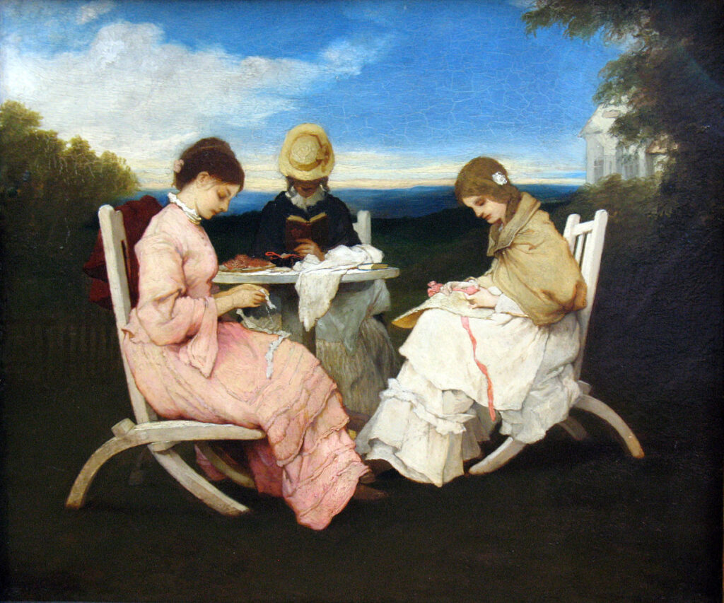 The Sisters (1876) – Gabriel von Max Tablo