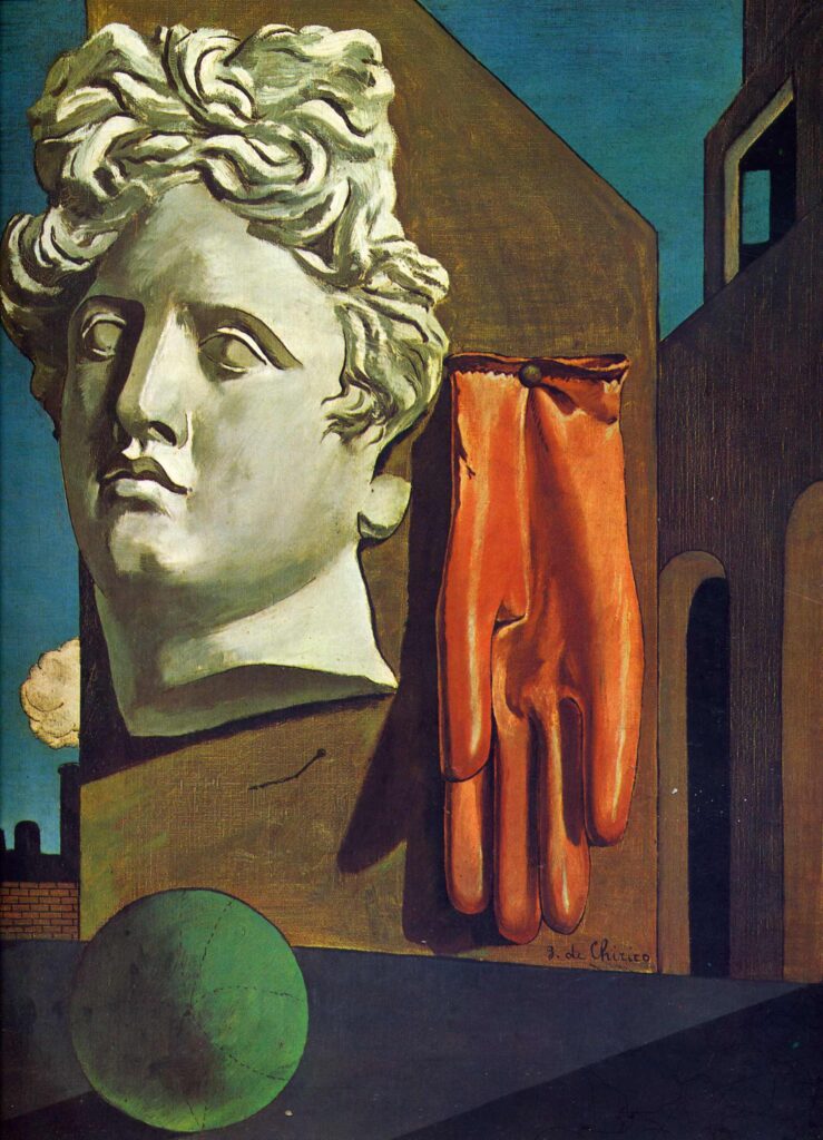 The Song of Love (1914) - Giorgio de Chirico Tablo