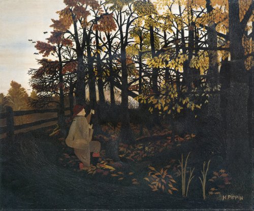 The Squirrel Hunter (1940) – Horace Pippin Tablo