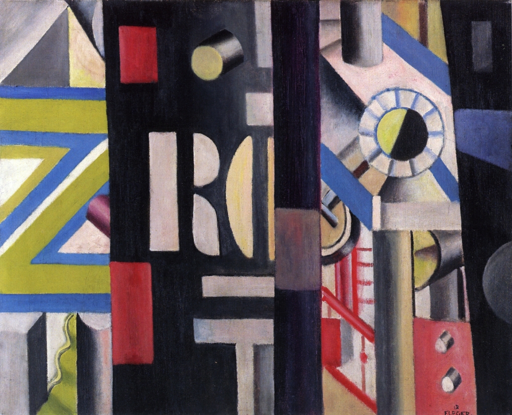 The Station (1918) - Fernand Léger Tablo