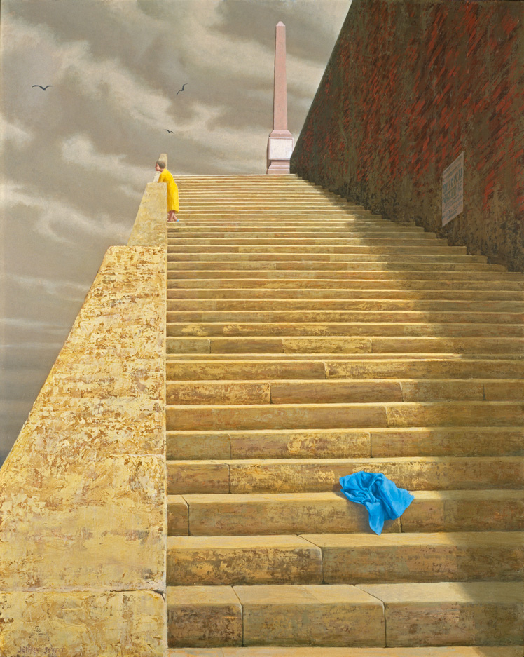 The Steps - Jeffrey Smart Tablo