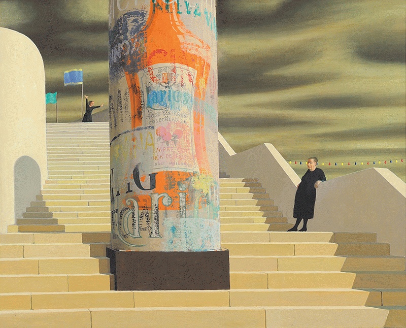 The Steps, Palma - Jeffrey Smart Tablo