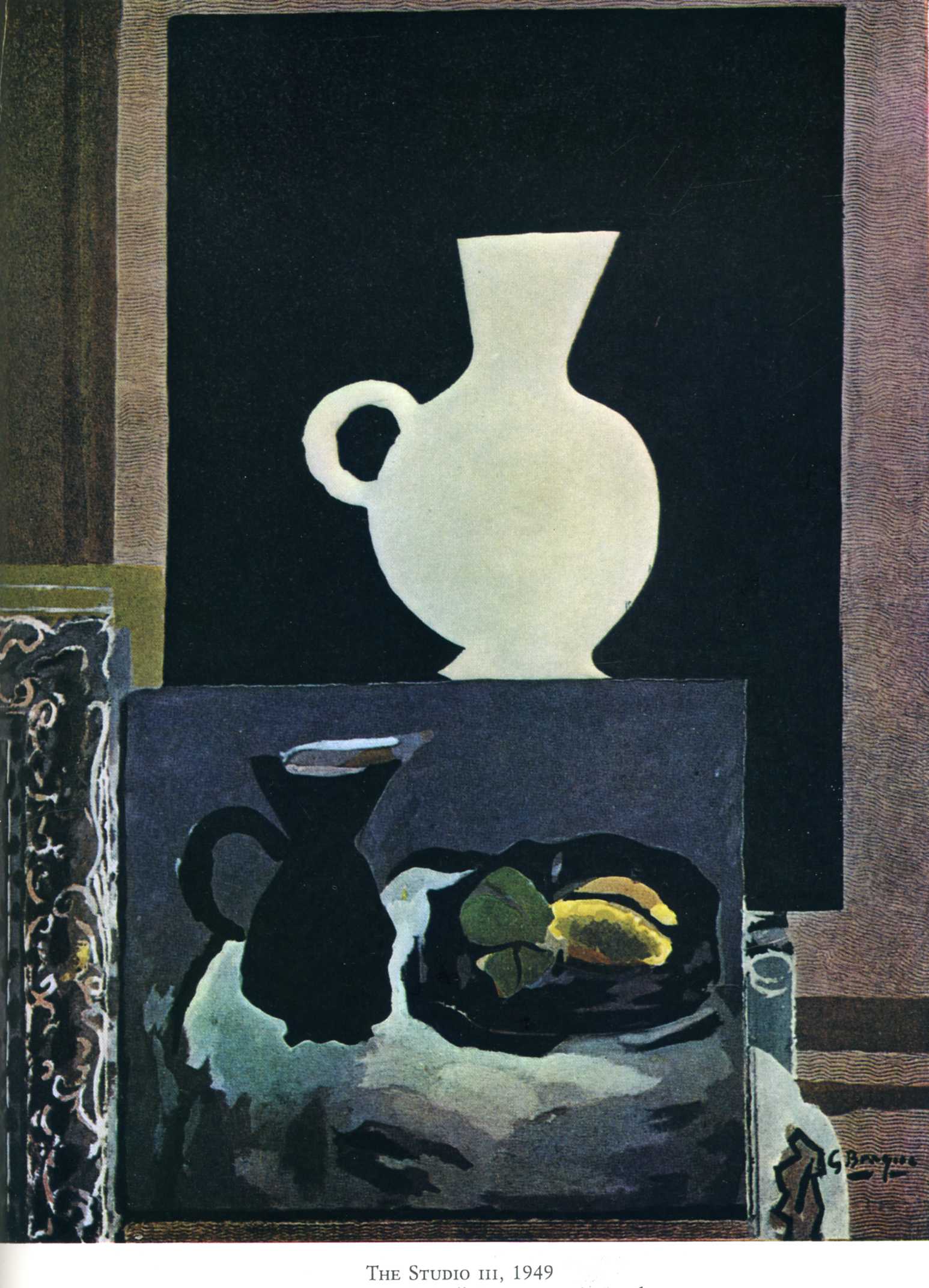 The Studio (I) (1949) - Georges Braque Tablo