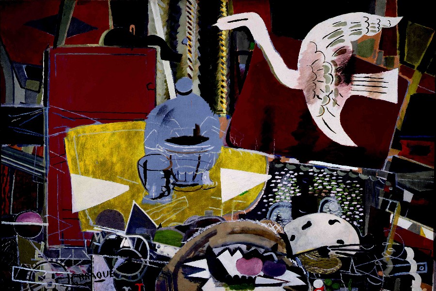 The Studio (VIII) (1954) - Georges Braque Tablo