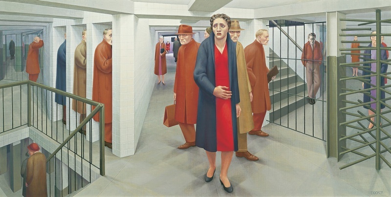 The Subway (1950) – George Tooker Tablo