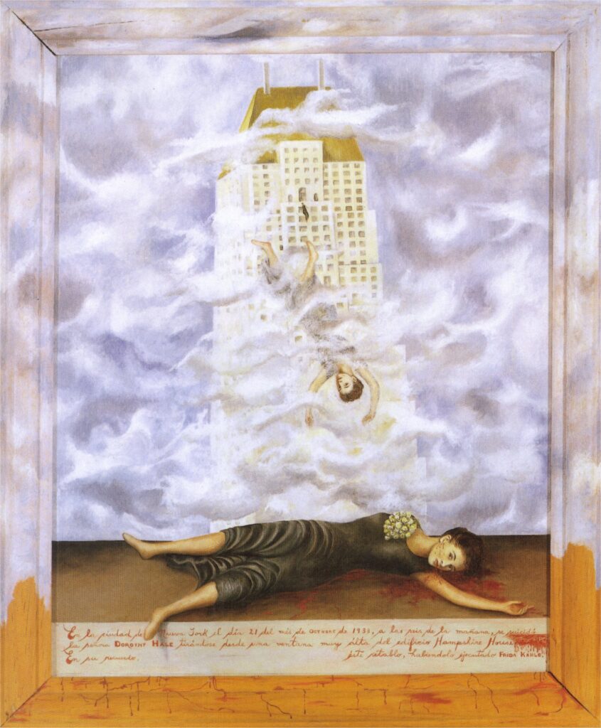 The Suicide of Dorothy Hale (1938) – Frida Kahlo Tablo