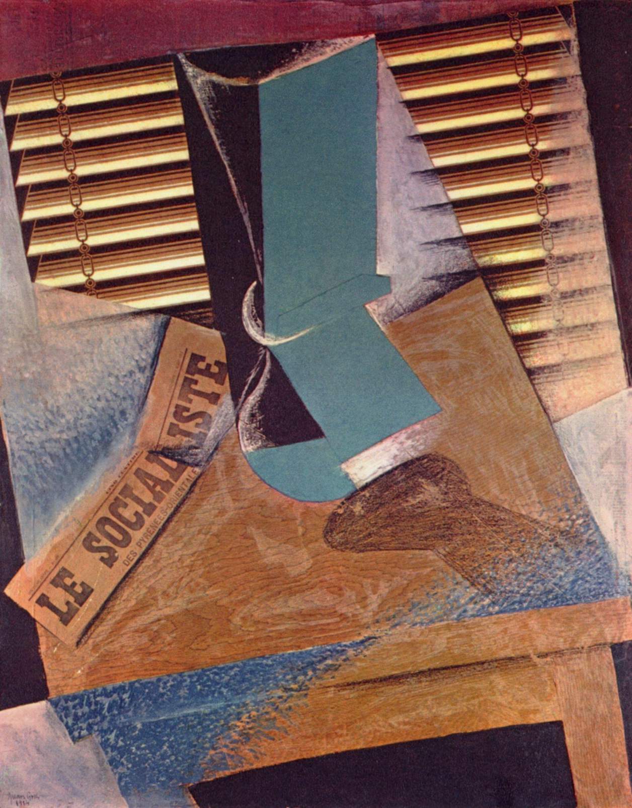 The Sunblind (1914) - Juan Gris Tablo
