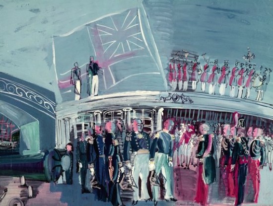 The Surrender of the Frigate (1934) - Raoul Dufy Tablo
