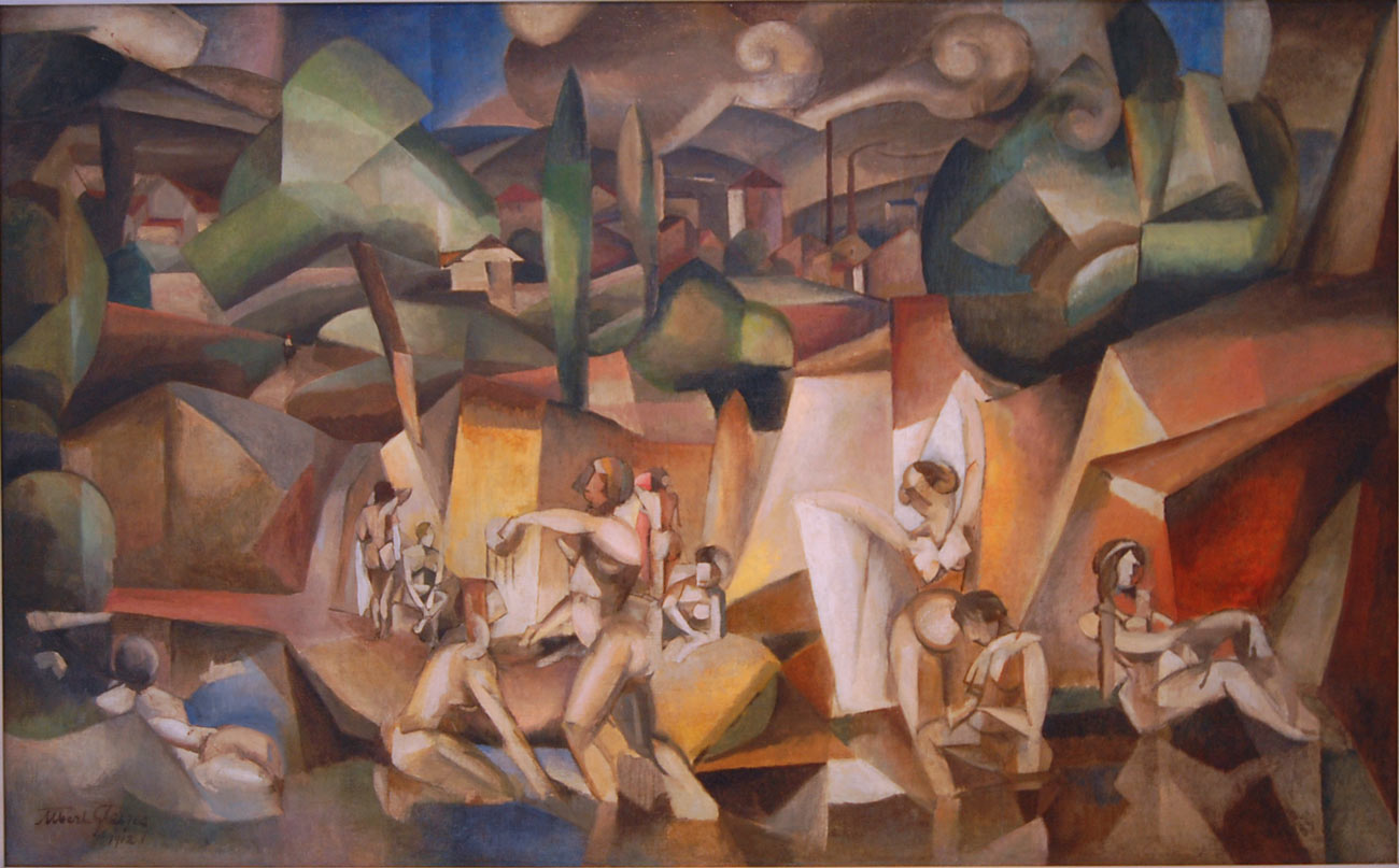 The Swimmers (1912) - Albert Gleizes Tablo