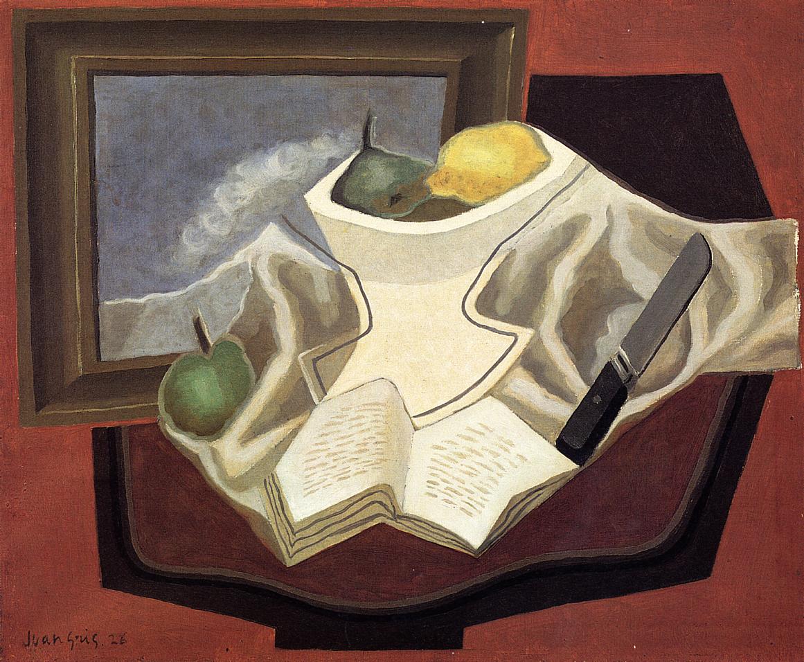 The Table in Front of the Picture (1926) - Juan Gris Tablo