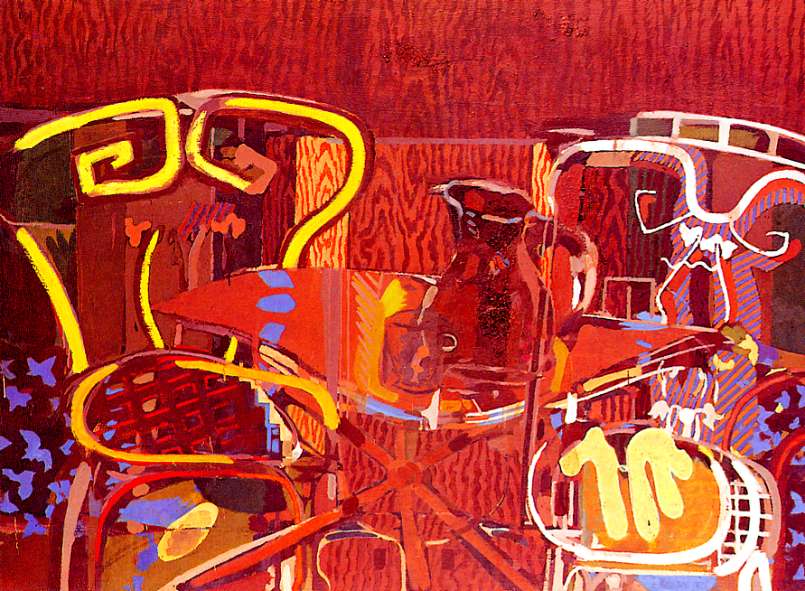 The Terrace (1948) - Georges Braque Tablo