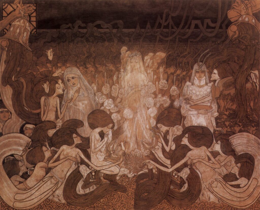 The Three Brides (1893) - Jan Toorop Tablo
