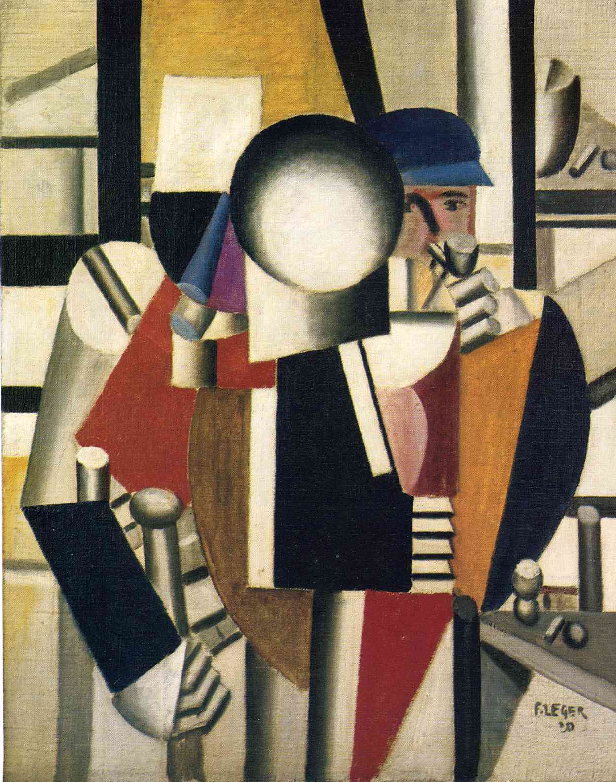 The Three Comrades (1920) - Fernand Léger Tablo