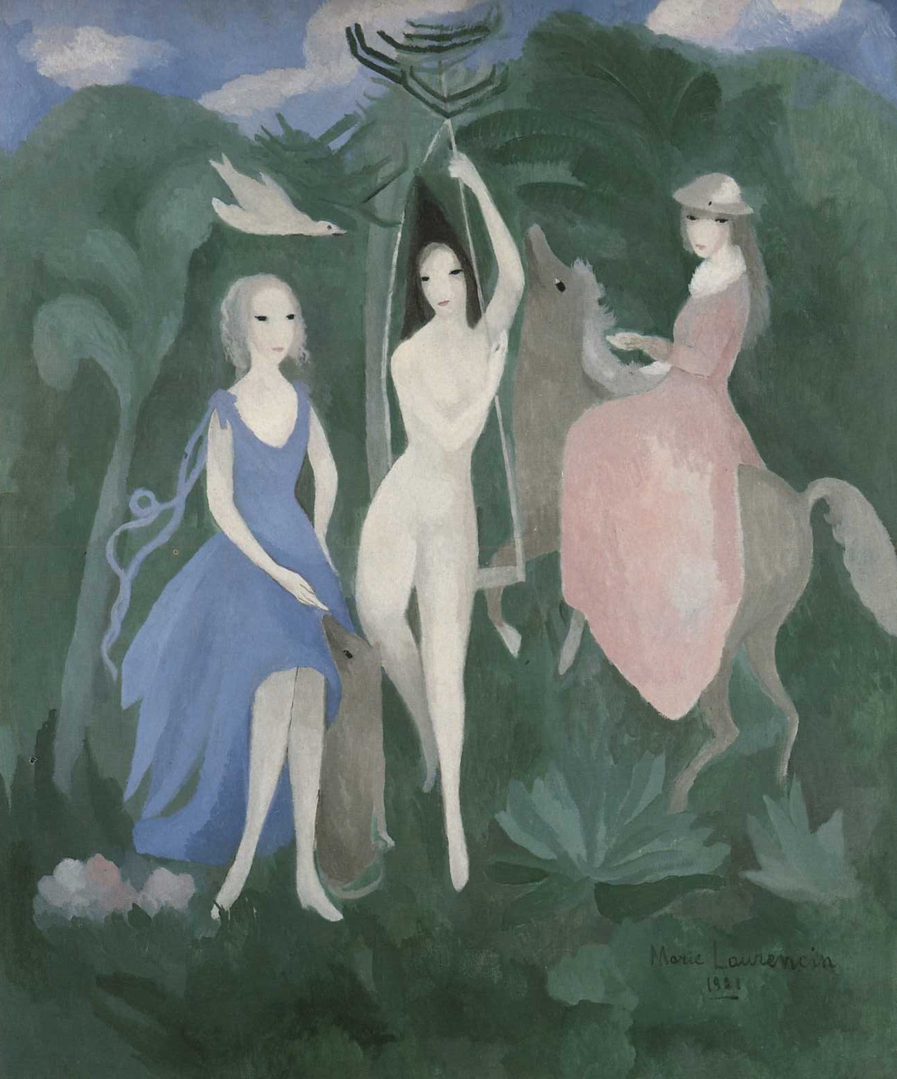 The Three Graces (1921) - Marie Laurencin Tablo