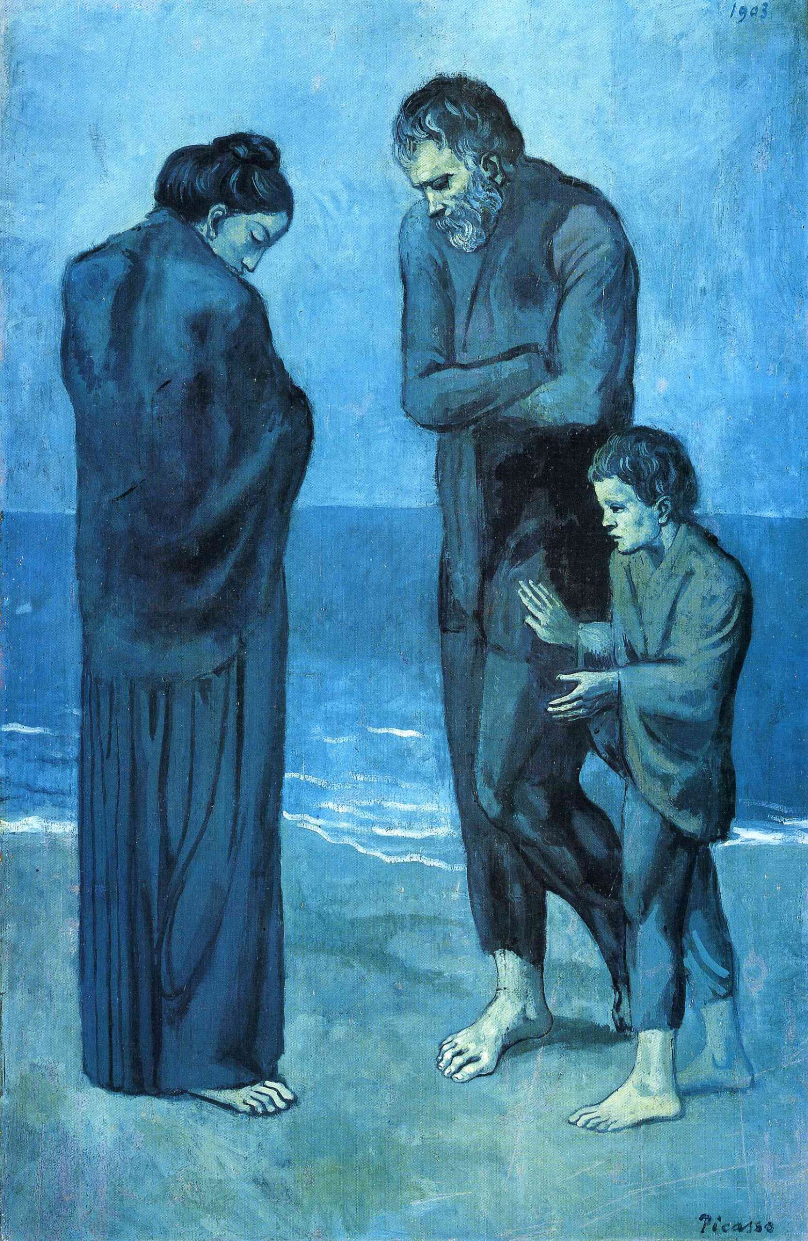 The Tragedy (1903) - Pablo Picasso Tablo