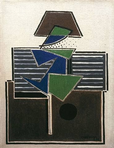 The Tree (1928) - Serge Charchoune Tablo