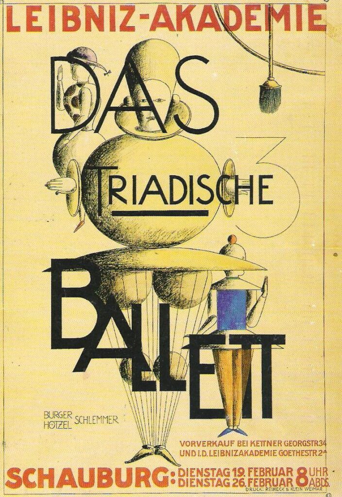 The Triadic Ballet – Oskar Schlemmer Tablo
