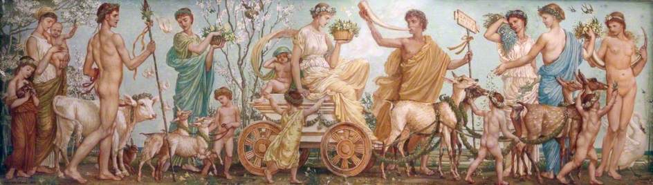The Triumph of Spring (1879) – Walter Crane Tablo