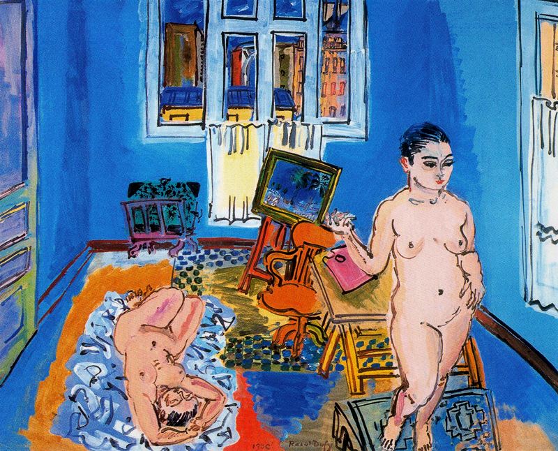 The Two Models (1930) - Raoul Dufy Tablo