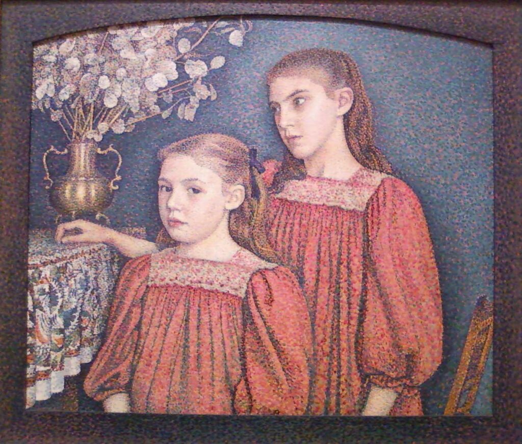 The Two Sisters (1894) - Georges Lemmen Tablo