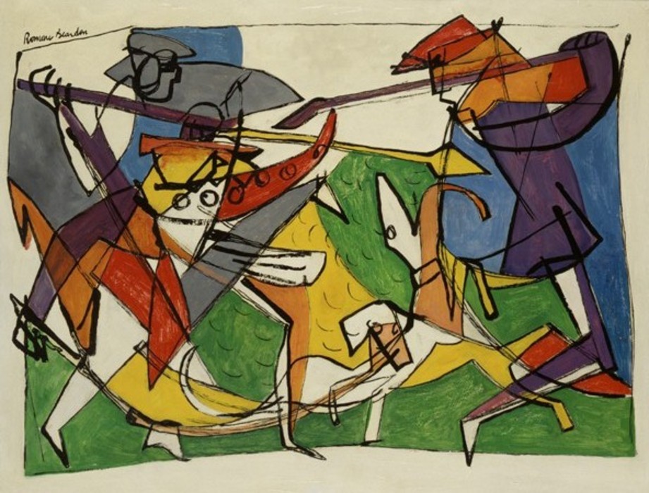 The Uncoupling of the Hounds (1946) – Romare Bearden Tablo