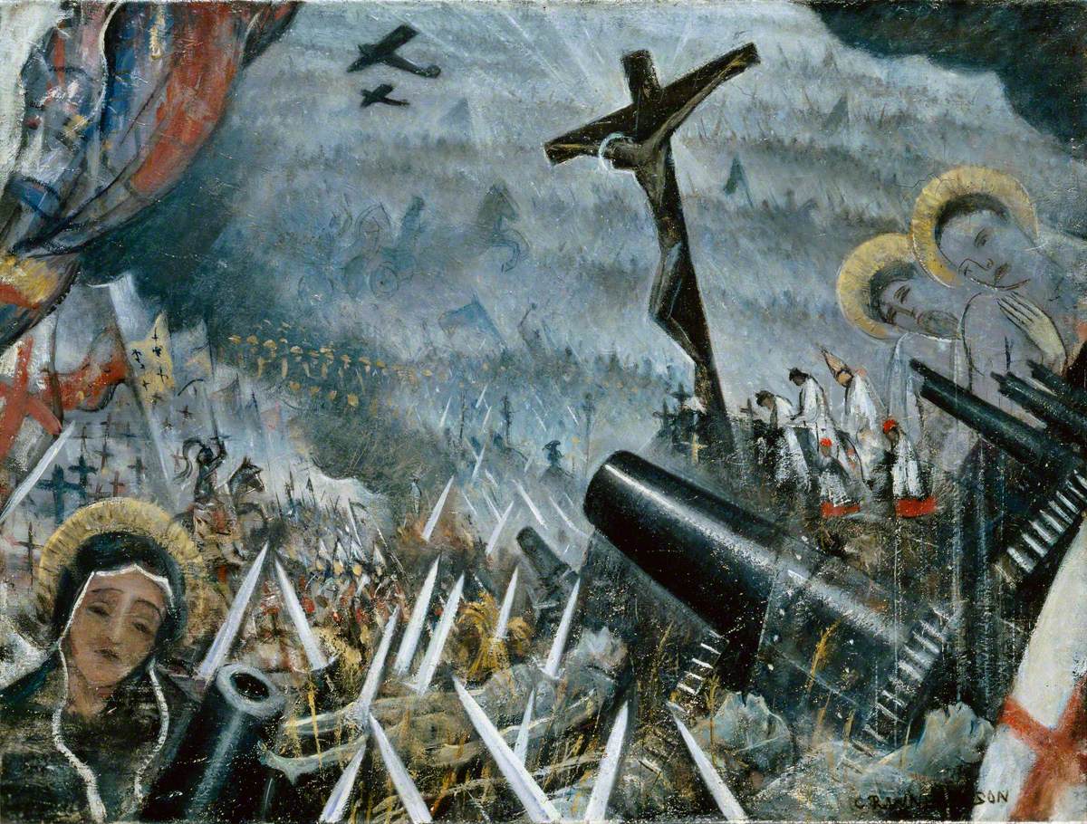 The Unending Cult of Human Sacrifice (1934) - C. R. W. Nevinson Tablo