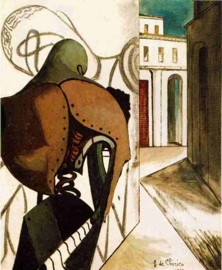 The Vexations of the Thinker (1915) – Giorgio de Chirico Tablo