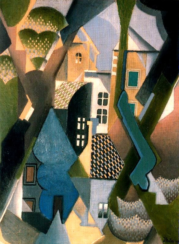 The Village (1918) - Jean Metzinger Tablo