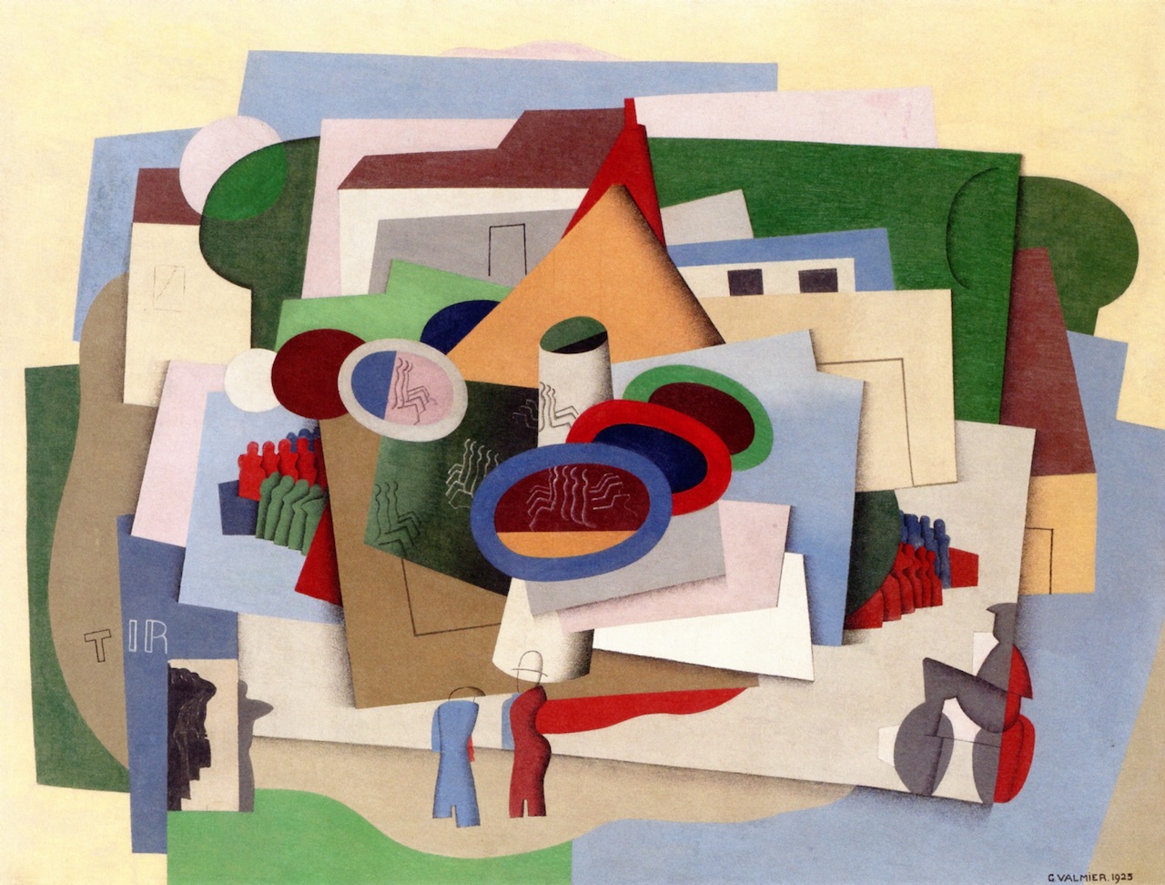 The Village Fun Fair (1925) - Georges Valmier Tablo
