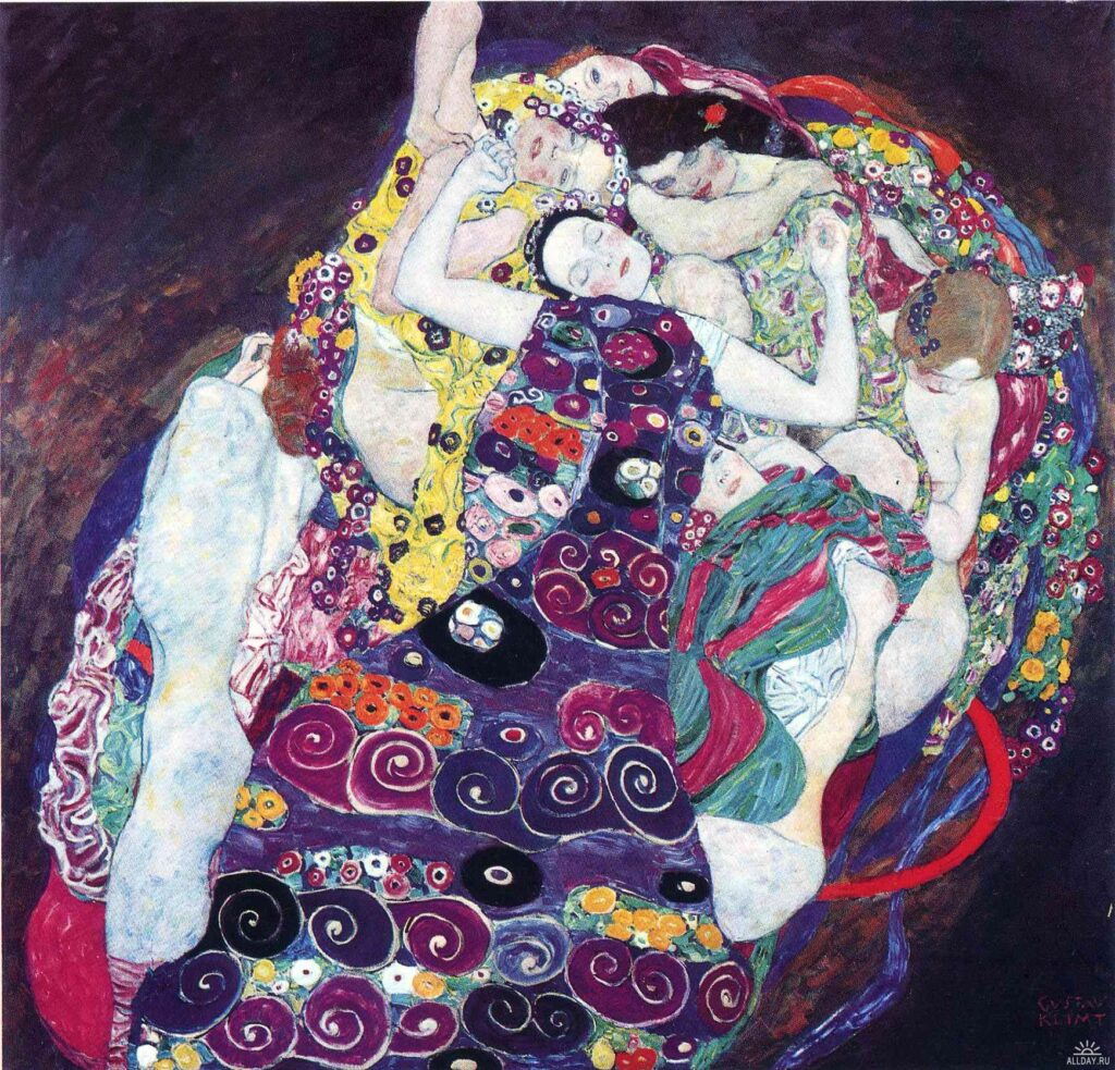 The Virgin (1913) - Gustav Klimt Tablo