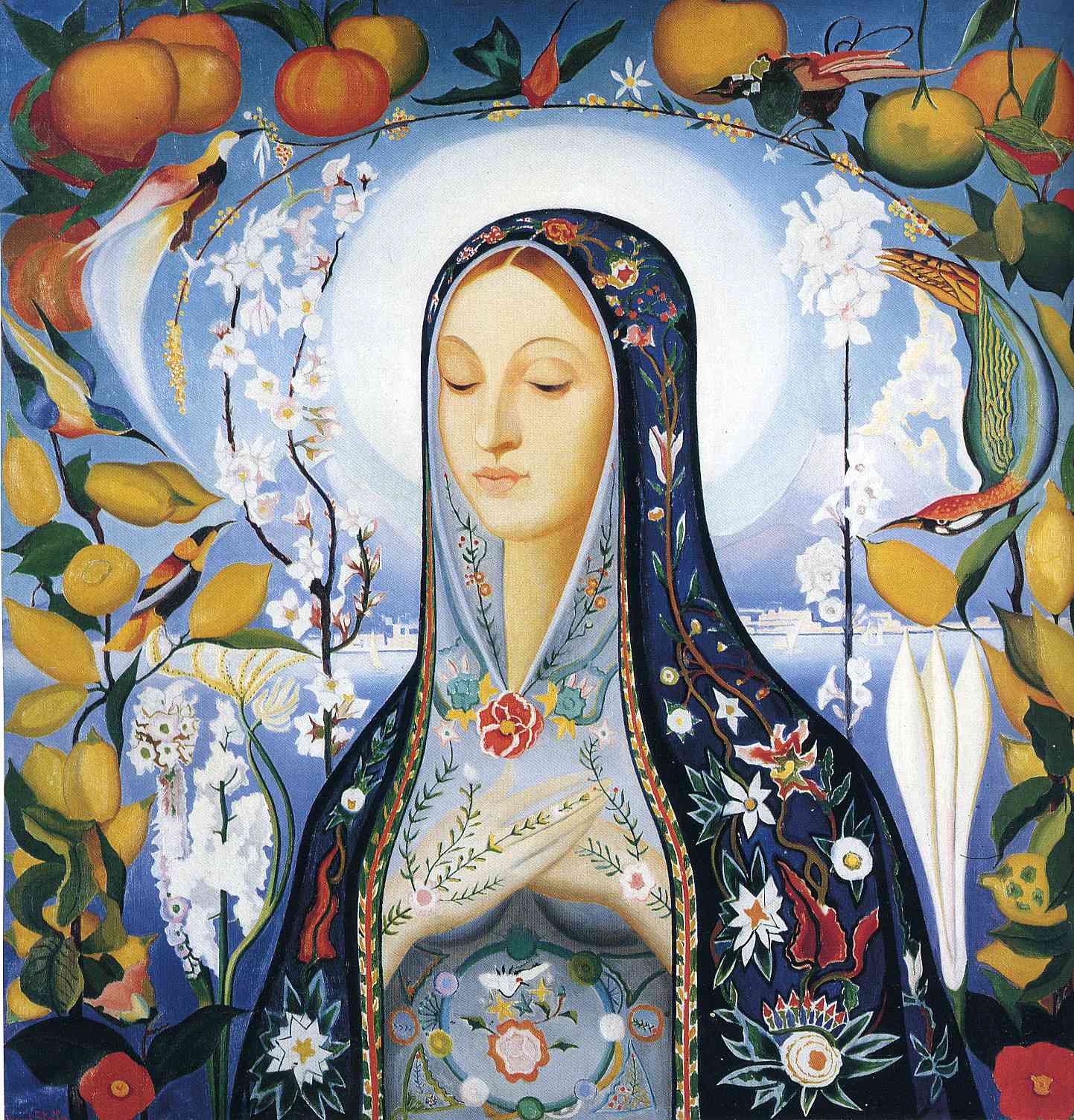The Virgin (1922) - Joseph Stella Tablo