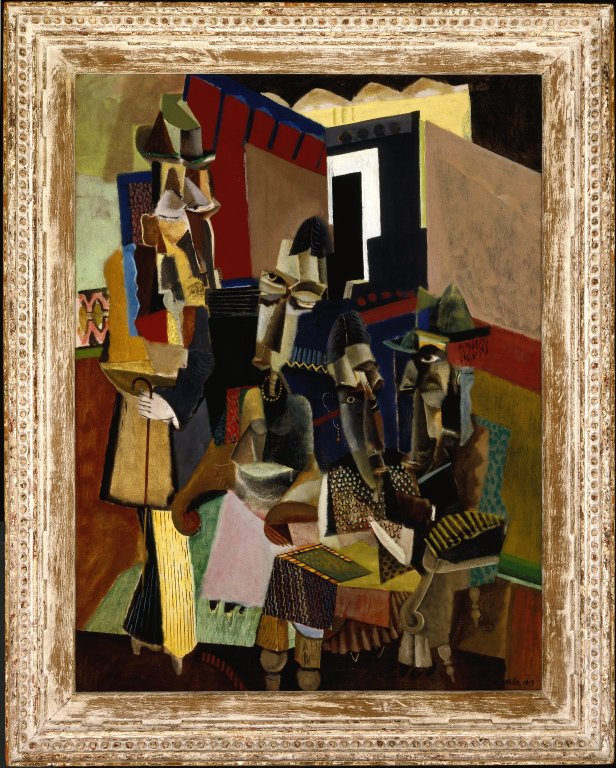 The Visit (1919) - Max Weber Tablo