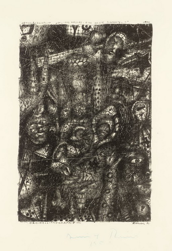 The Water is a Naked Box (1950) - Arnulf Rainer Tablo
