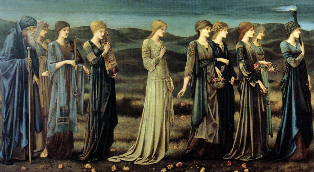 The Wedding of Psyche (1895) - Edward Burne-Jones Tablo