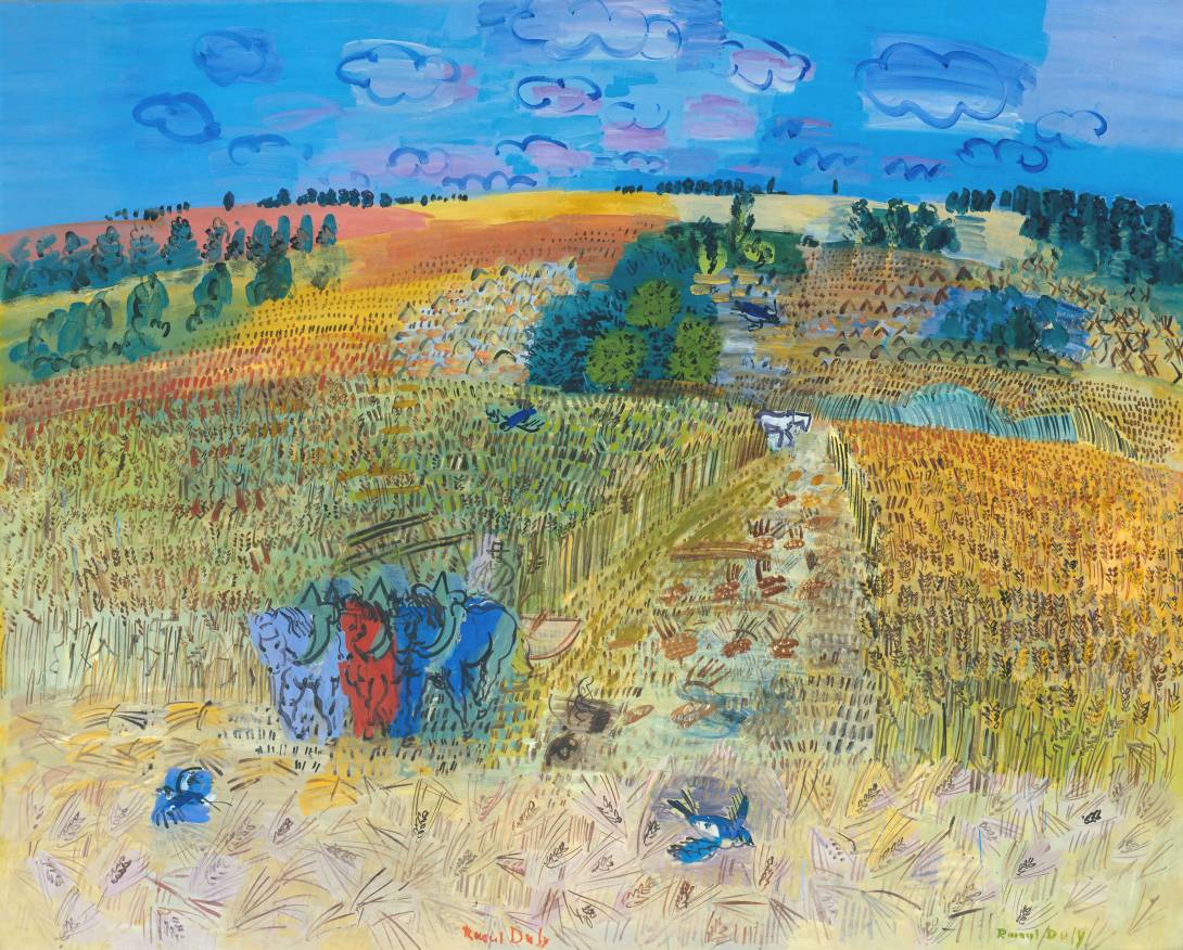 The Wheatfield (1929) - Raoul Dufy Tablo