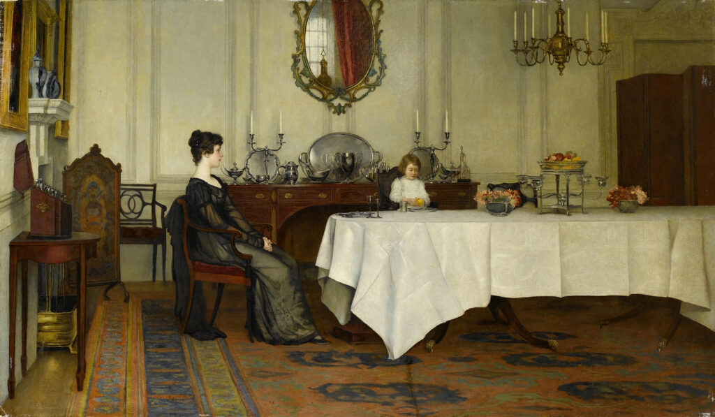 The Widow (1891) - Francis Davis Millet Tablo