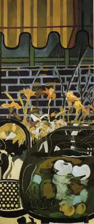 The Window Shade (1955) - Georges Braque Tablo