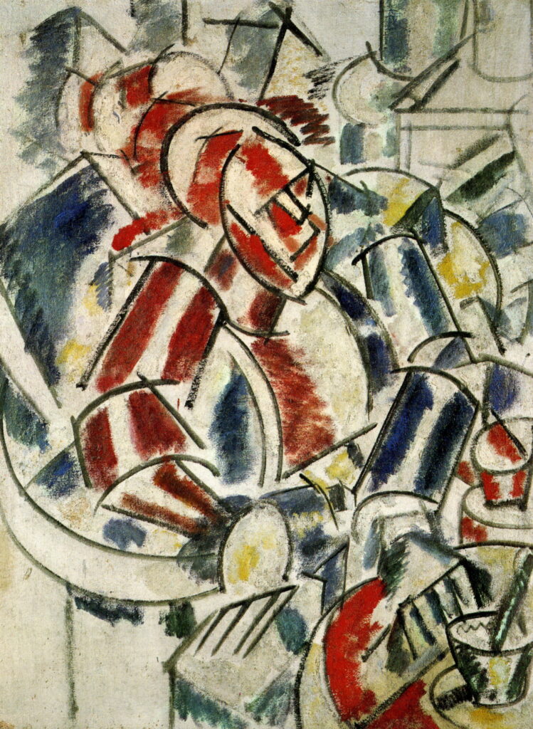 The Woman with the armchair (1913) - Fernand Léger Tablo
