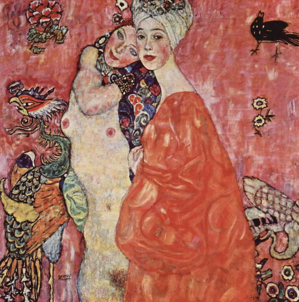 The Women Friends (1916) - Gustav Klimt Tablo