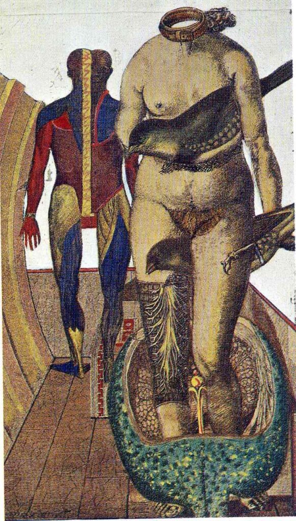The Word (Woman Bird) (1921) - Max Ernst Tablo