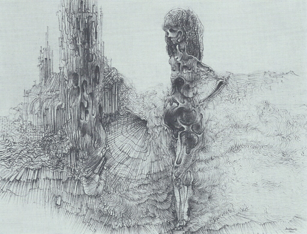 The Worm Eaten and Creased (1940) - Hans Bellmer Tablo
