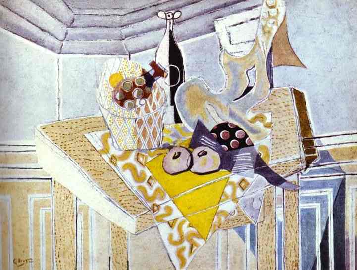 The Yellow Napkin (1935) - Georges Braque Tablo