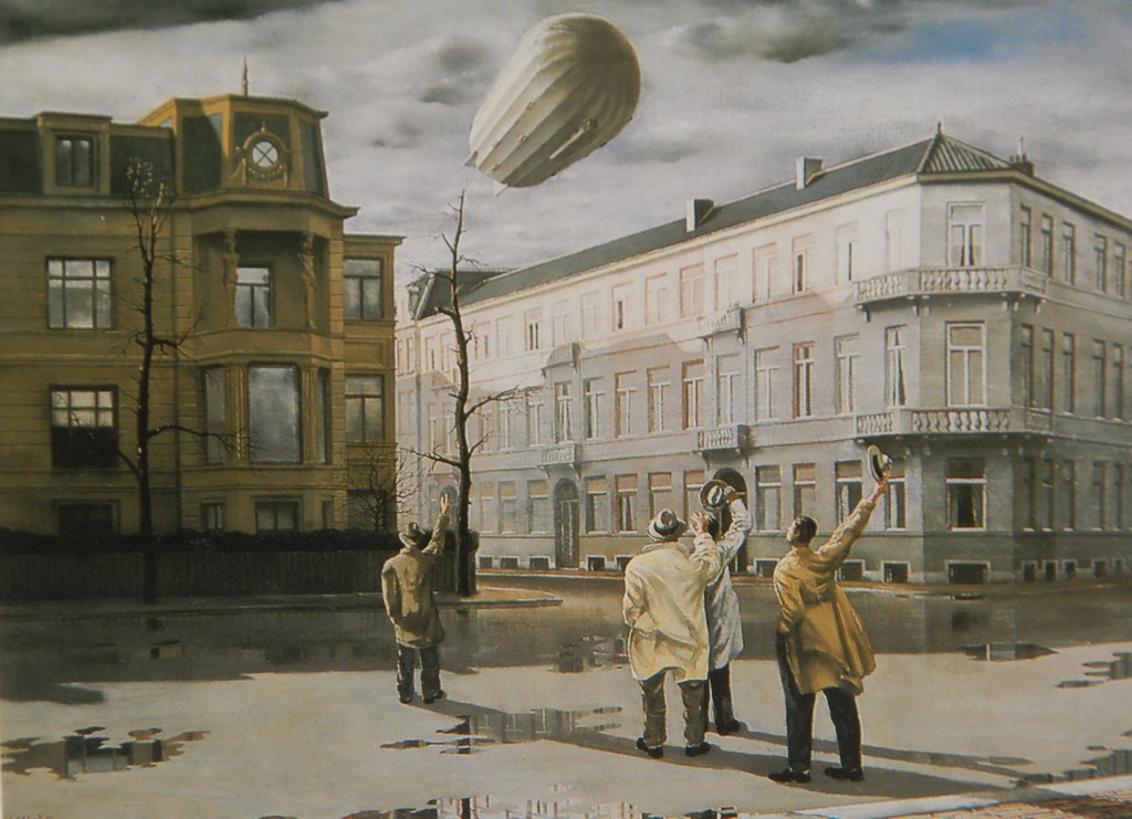The Zeppelin (1933) – Carel Willink Tablo