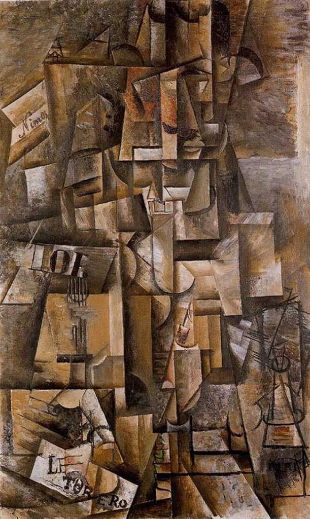 The aficionado (The torero) (1912) - Pablo Picasso Tablo