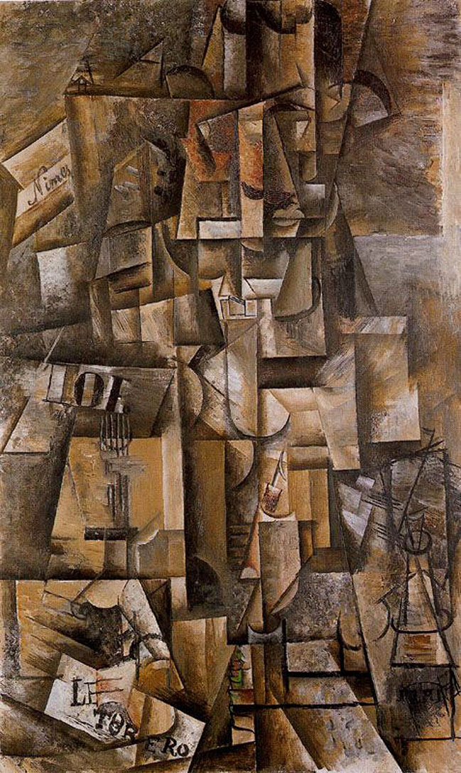The aficionado (The torero) (1912) - Pablo Picasso Tablo